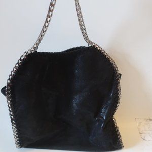 3am Forever Black Tote Chain Shimmer Bag*